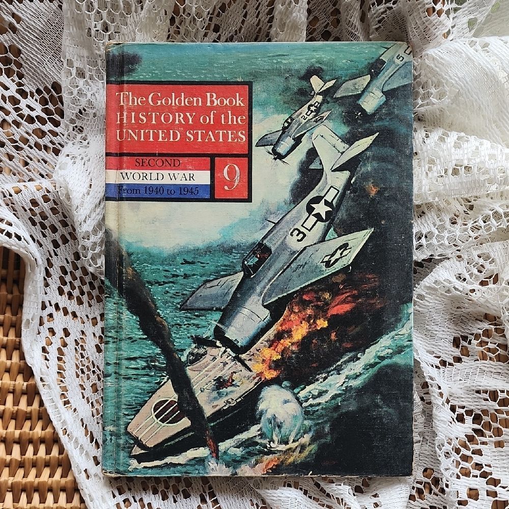Vintage The Golden Book History Of The United States Second World War